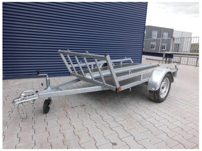 Motortrailer-1 motoren-695 incl. linksvoor met oprijplaat