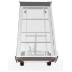Eduard Kipper Achterwaarts 310X160 | Laadvloer 63cm | 2700kg | EDK004 digitaal achter in kiepstand