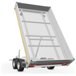 Eduard Kipper Achterwaarts 310X180 | Laadvloer 63cm | 2700kg | EDK008 digitaal linksachter in kiepstand naar achter