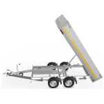 Eduard Kipper Achterwaarts 310X180 | Laadvloer 63cm | 2700kg | EDK008 digitaal linksboven in kiepstand naar achter