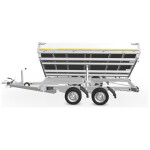 Eduard Kipper Driezijdig 330X180 | Laadvloer 63cm | 3000kg | EDK010 digitaal links in kiepstand rechts