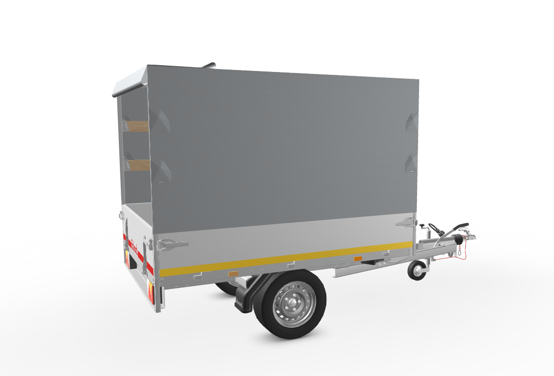 EDH006-1-huif trailer eduard Eduard aanhanger met Huif Trailer 200x145 | 1000kg | EDH006