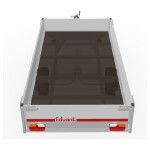 Eduard Plateauwagen 200X145 | Laadvloer 56cm | 1000kg | EDP002 achterkant boven