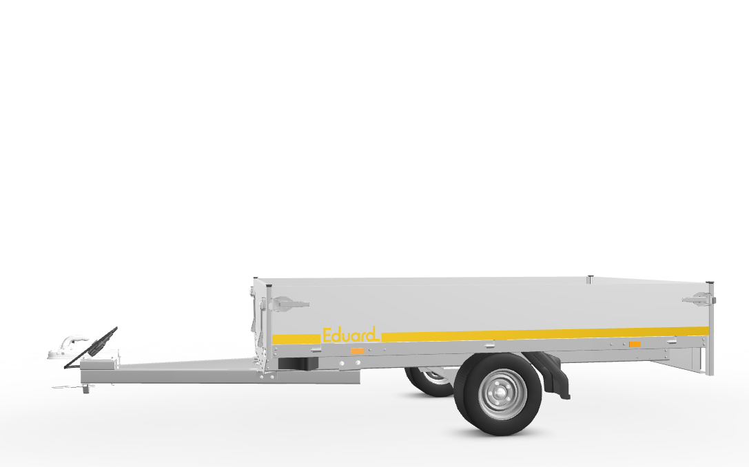 EDP007-1- plateauwagen eduard-plateauwagen-ongeremd