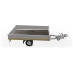 Eduard Plateauwagen 250X145 | Laadvloer 56cm | 1000kg | EDP008 rechts boven