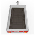 Eduard Plateauwagen 250X145 | Laadvloer 63cm | 2000kg | EDP010 achterkant boven