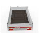 Eduard Plateauwagen 260X150 | Laadvloer 72cm | 750kg | EDP011 achterkant boven