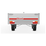 Eduard Plateauwagen 260X150 | Laadvloer 72cm | 2000kg | EDP014 achterkant