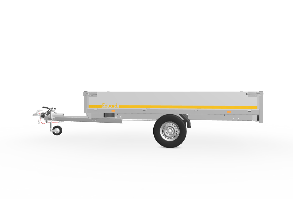 EDP020-1- plateauwagen Eduard Plateauwagen 310X160 | Laadvloer 72cm | 1000kg | EDP020 links