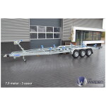 Boottrailer 631X220 | 1350 kg | BT001 linksvoor