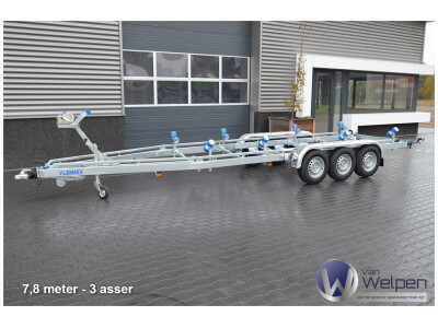 Boottrailer 631X220 | 1350 kg | BT001 linksvoor