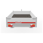 Eduard Plateauwagen 310X160 | Laadvloer 63cm | 2000 kg | EDP023 achterkant