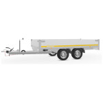 Eduard Plateauwagen 310X160 | Laadvloer 63cm | 2000 kg | EDP023 linksvoor
