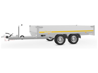 Eduard Plateauwagen 310X160 | Laadvloer 63cm | 2000 kg | EDP023 linksvoor