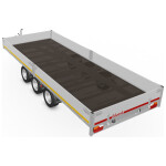 Eduard Plateauwagen 506X200 | Laadvloer 63cm | 3500 kg | EDP057 linksachter boven