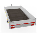 Eduard Plateauwagen 310X180 | 1350 kg | EDP024 linksachter boven