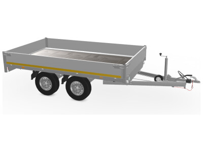 Eduard Plateauwagen 310X180 | 2000 kg | EDP025 rechtsvoor