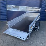 Bakwagen Kantelbaar | Rowe-KANTEL1000ALU gekanteld rechts en open klep