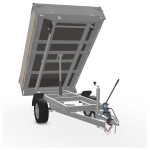 Eduard Kipper Achterwaarts 230X145 | Laadvloer 63cm | 1500kg | EDK017 rechtsvoor kiepend achter