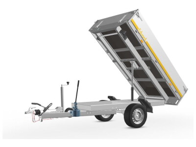 Eduard Kipper Achterwaarts 230X145 | Laadvloer 63cm | 1500kg | EDK017 links kiepend achter