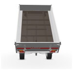 Eduard Kipper Achterwaarts 230X145 | Laadvloer 63cm | 1350kg | EDK014 achterkant kiepend achter