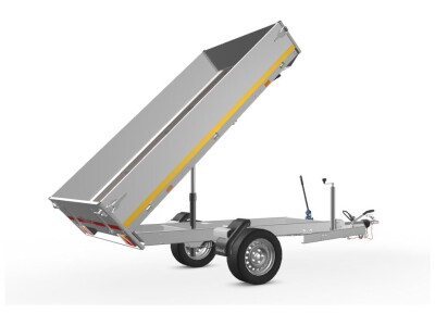 Eduard Kipper Achterwaarts 230X145 | Laadvloer 63cm | 1350kg | EDK014 rechtsachter kiepend achter
