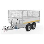 Eduard Kipper Achterwaarts 250×145 | Loofrekken | Laadvloer 63cm | 2000kg |EDK018 linksvoor