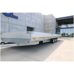 Eduard Plateauwagen 850x240 | Laadvloer 63 cm | 3500kg | EDP073 linksvoor