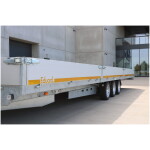 Eduard Plateauwagen 850x240 | Laadvloer 63 cm | 3500kg | EDP073 linksvoor