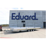 Eduard Plateauwagen 850x240 | Laadvloer 63 cm | 3500kg | EDP073 links