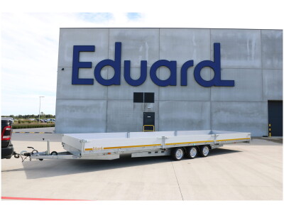 Eduard Plateauwagen 850x240 | Laadvloer 63 cm | 3500kg | EDP073 links