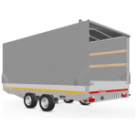 Eduard Huif Trailer 406x220 | 2700kg | EDH010 linksachter open