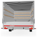 Eduard Huif Trailer 406x220 | 2700kg | EDH010 achterkant open