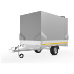 Eduard Huif Trailer 256x150 | 750 kg | EDH011 linksvoor
