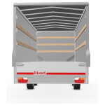 Eduard Huif Trailer 406x180 | 2000kg | EDH009 achterkant open