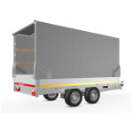 Eduard aanhanger met Huif Trailer 311x160 | 2000kg | EDH007 rechtsachter open