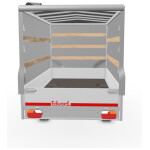 Eduard Huif Trailer 311x160 | 2000kg | EDH007 achterkant open
