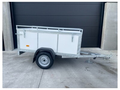 Bagagewagen 200x100x65 Wit | ROWE-BWIT200 rechts