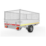 Eduard Plateauwagen 250x145 | Laadvloer 63 lvh | 1350kg | Loofrekken | ELF001 rechtsachter