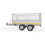 Eduard Plateauwagen 250x145 | Laadvloer 63 cm | 2000kg | Loofrekken | ELF002 links