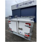 Gesloten aanhangwagen | GADA-75 Special | 258X150x75 schuinachter rechts