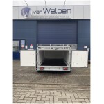 Gesloten aanhangwagen | GADA-75 Special | 258X150x75 achterkant open deuren