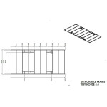 Detachable Trailer 540x245x68 | 2×1800 kg | DH540 tekening