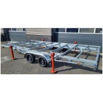 Detachable Trailer 540x245x68 | 2×1800 kg | DH540 schuinachter ingeklapt