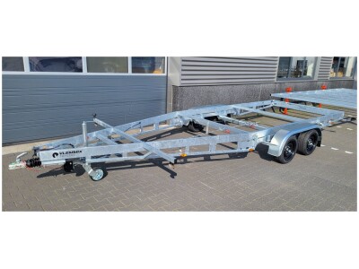 Detachable Trailer 540x245x68 | 2×1800 kg | DH540 schuinvoor uitgeklapt