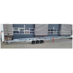 Detachable Trailer 540x245x68 | 3×1350 kg | DH540-313 schuinvoor breed
