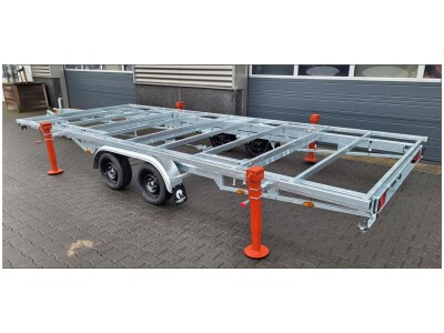 Detachable Trailer 600x245x68 | 2×1800 kg | DH600 schuinachter